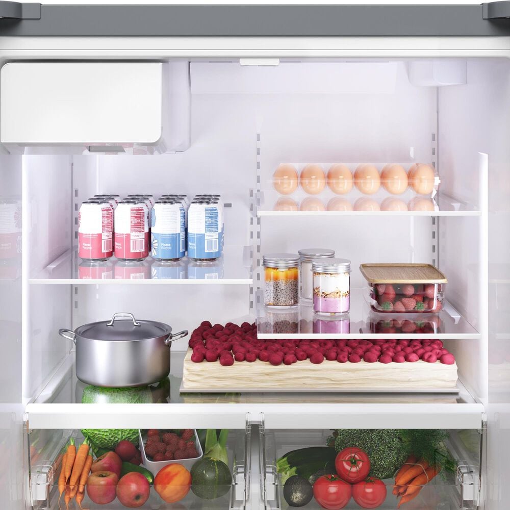Bosch 100 Series 21.6 Cu. Ft. French Door Bottom Mount Refrigerator in Stainless Steel, , large