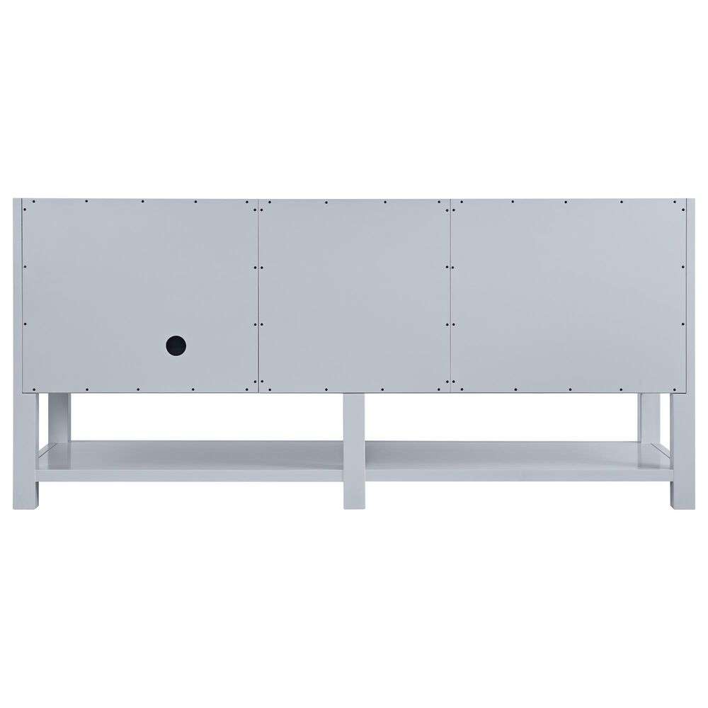 James Martin Vanities Breckenridge 72" Double Bathroom Vanity in Serenity Blue with 3 cm Eternal Jasmine Pearl Silestone Top, Rectangular Sinks and FreePower Wireless Charger, , large