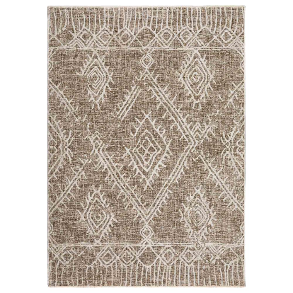 Dalyn Rug Company Izmir IZ1 3"3" x 5"3" Mocha Area Rug, , large