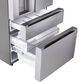 LG 28.6 Cu. Ft 4-Door French Door Refrigerator with Mirror Instaview in PrintProof Stainless Steel, , large
