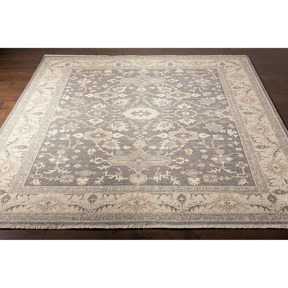 Surya Soumek 10&#39; x 14&#39; Medium Gray, Charcoal, Cream, Light Brown and Beige Area Rug, , large
