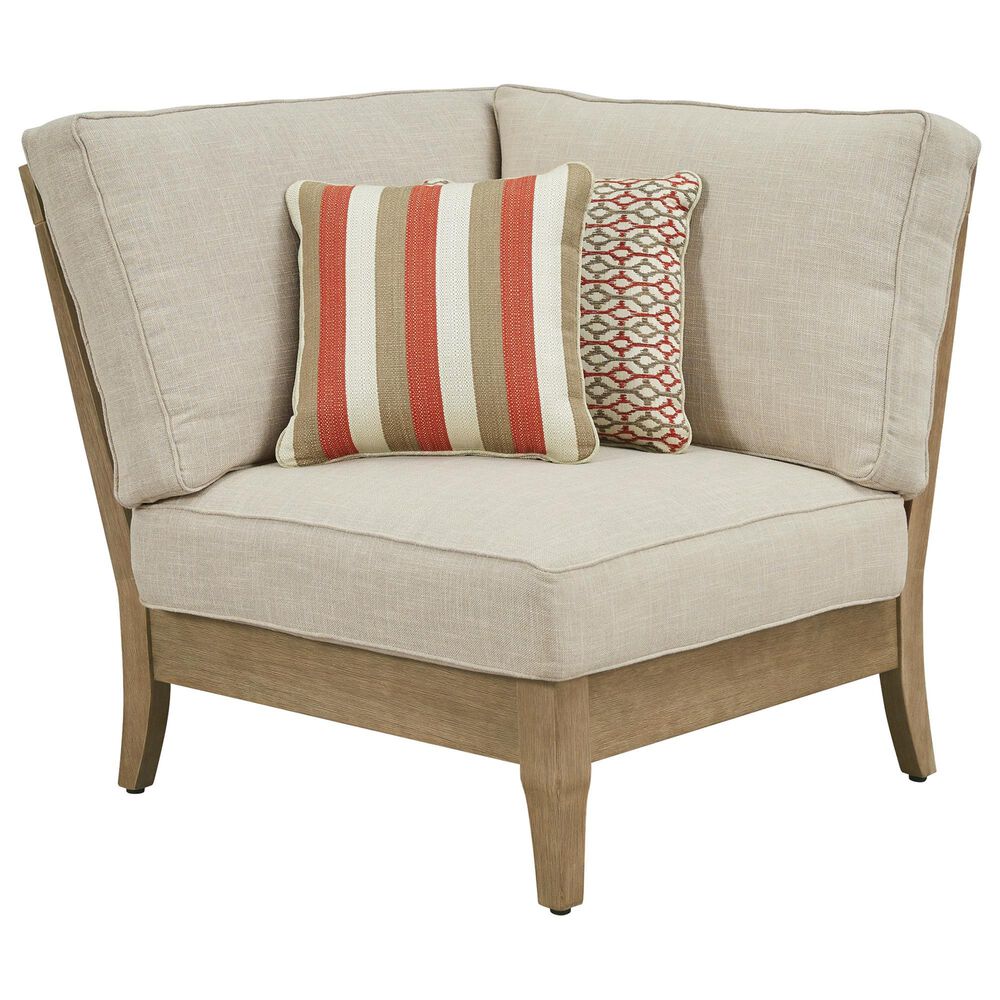 Ashley Clare View 5-Piece Outdoor Sectional in Beige, , large