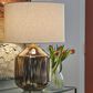 Ashley Jadstow Table Lamp in Black and Silver, , large