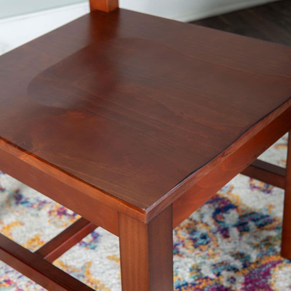 Linon Home Decor Titian Desk Office Chair in Antique Tobacco, , large