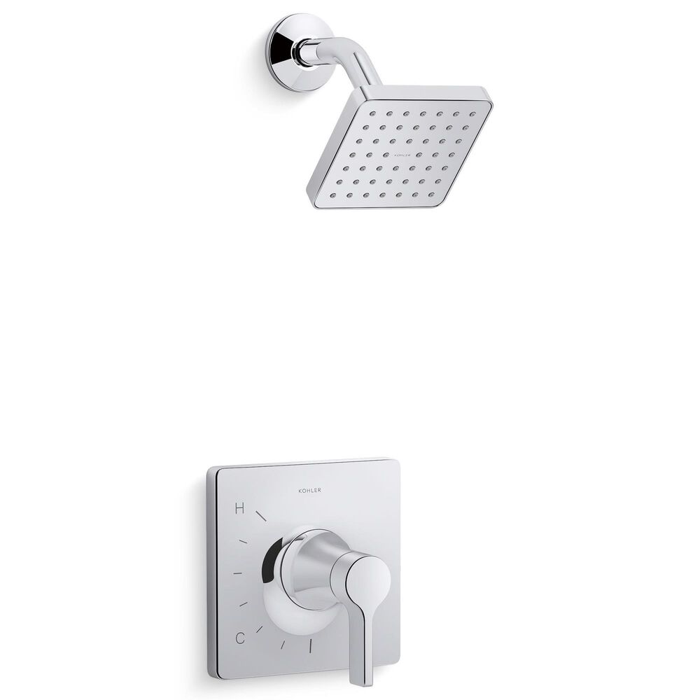 Kohler Venza Rite-Temp Shower Trim Kit in Polished Chrome, , large