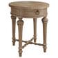 Hekman Chateaux Oval End Table in Brown, , large