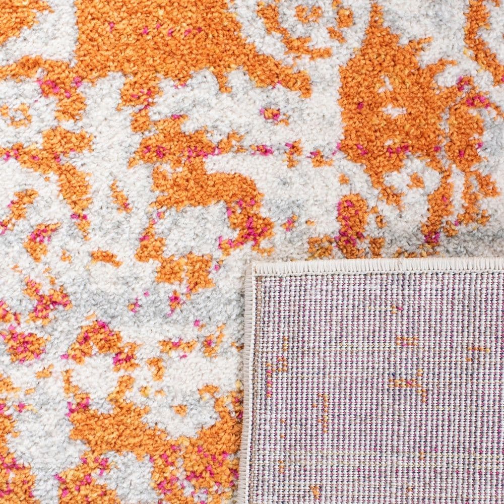 Safavieh Madison MAD603P 2&#39;3&quot; x 4&#39; Orange and Ivory Scatter Rug, , large