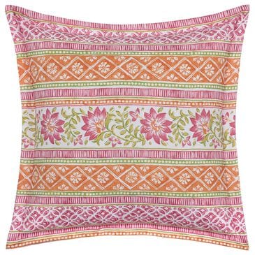 J. Queen Bold Shiloh 18" Square Throw Pillow in Pink, , large