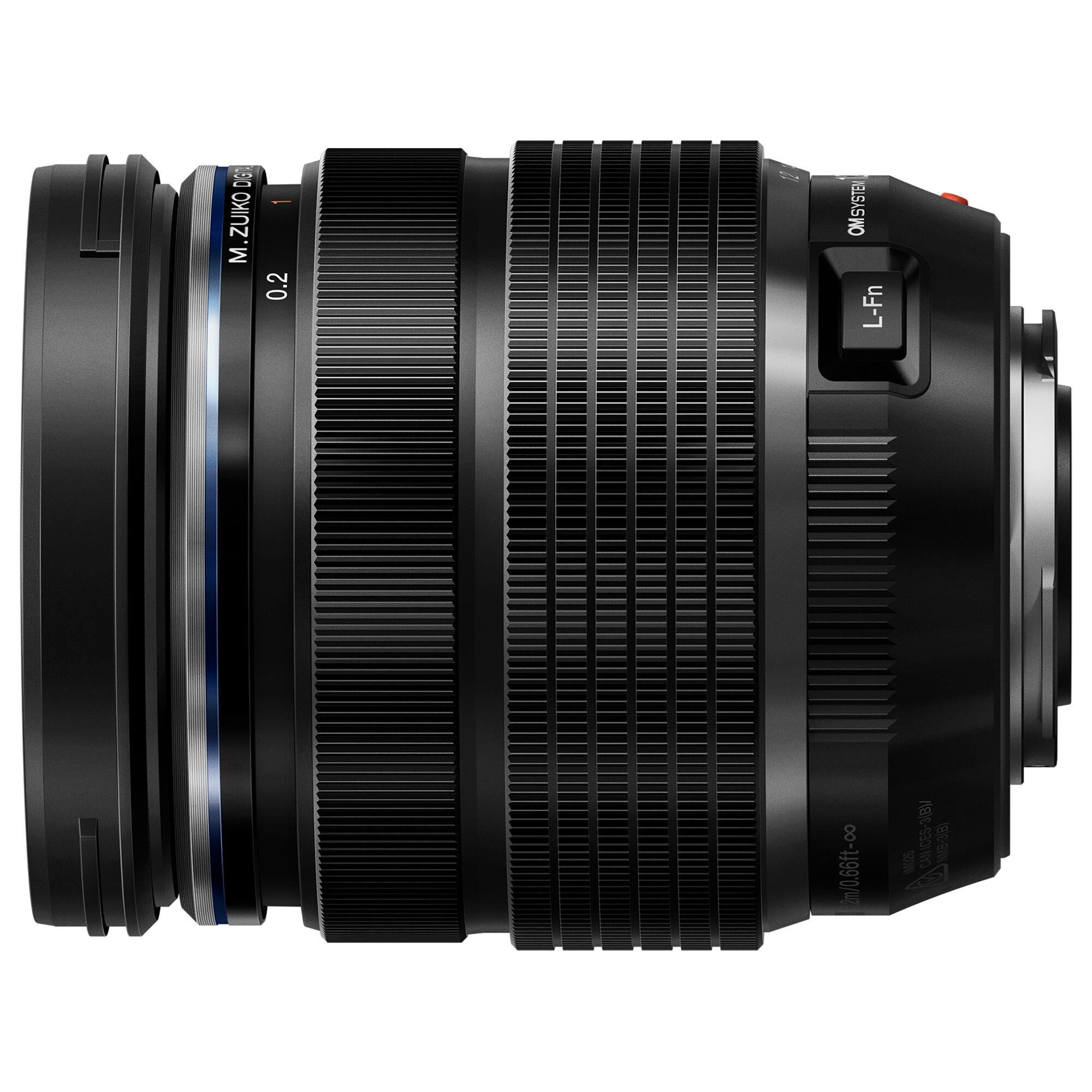OM- System M.Zuiko Digital ED 12-40mm f/2.8 Pro II Lens in Black