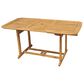 Walker Edison Sundowner Acacia Wood Butterfly Dining Table in Natural, , large
