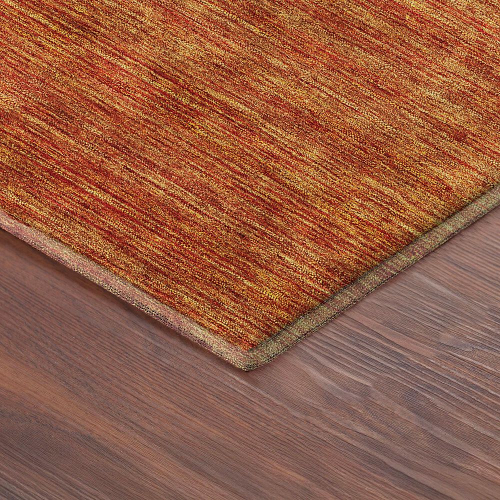 Dalyn Rug Company Soft Essentials Solid Orange 2'6" x 3'10" Indoor/Outdoor Area Rug, , large