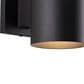 Vaxcel Chiasso 1-Light Outdoor Wall Sconce in Textured Black, , large