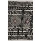 Safavieh Adirondack ADR202Z 4" x 6" Black and Light Grey Area Rug, , large