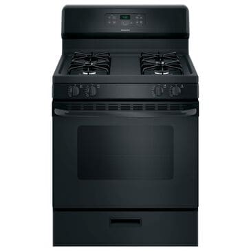 Hotpoint 4.8 Cu. Ft. Freestanding Gas Range with Sealed Burners in Black, , large