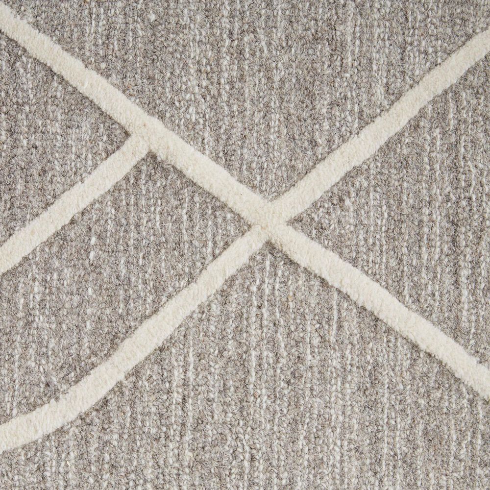Feizy Euclid 9&#39;6&quot; x 13&#39;6&quot; Gray and Ivory Area Rug, , large