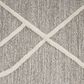 Feizy Euclid 9"6" x 13"6" Gray and Ivory Area Rug, , large