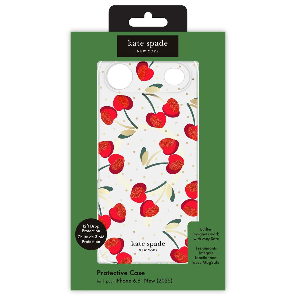Kate Spade Protective MagSafe Case for Apple iPhone Air in Cherry Dot, , large
