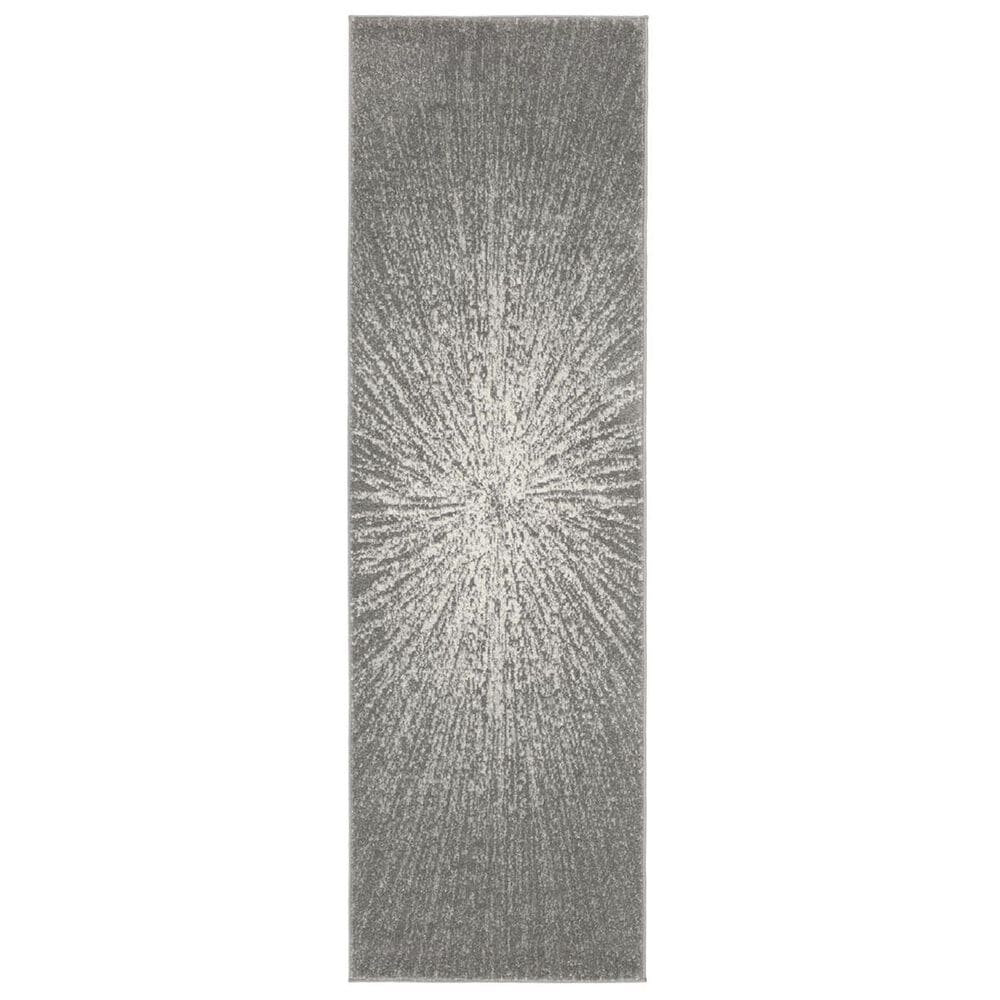 Safavieh Evoke EVK228H 2"2" x 9" Dark Grey and Ivory Runner, , large