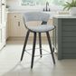 Armen Living Jagger Counter Height Stool in Black, , large