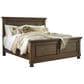 Signature Design by Ashley Flynnter King Panel Bed in Medium Brown Finish, , large