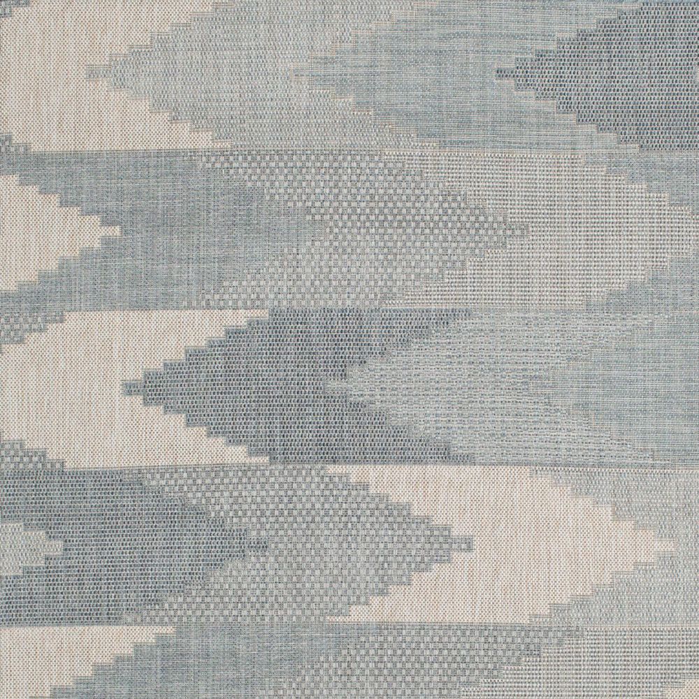 Central Oriental Melbourne Thistle 5&#39; x 7&#39; Lead and Tidepool Area Rug, , large