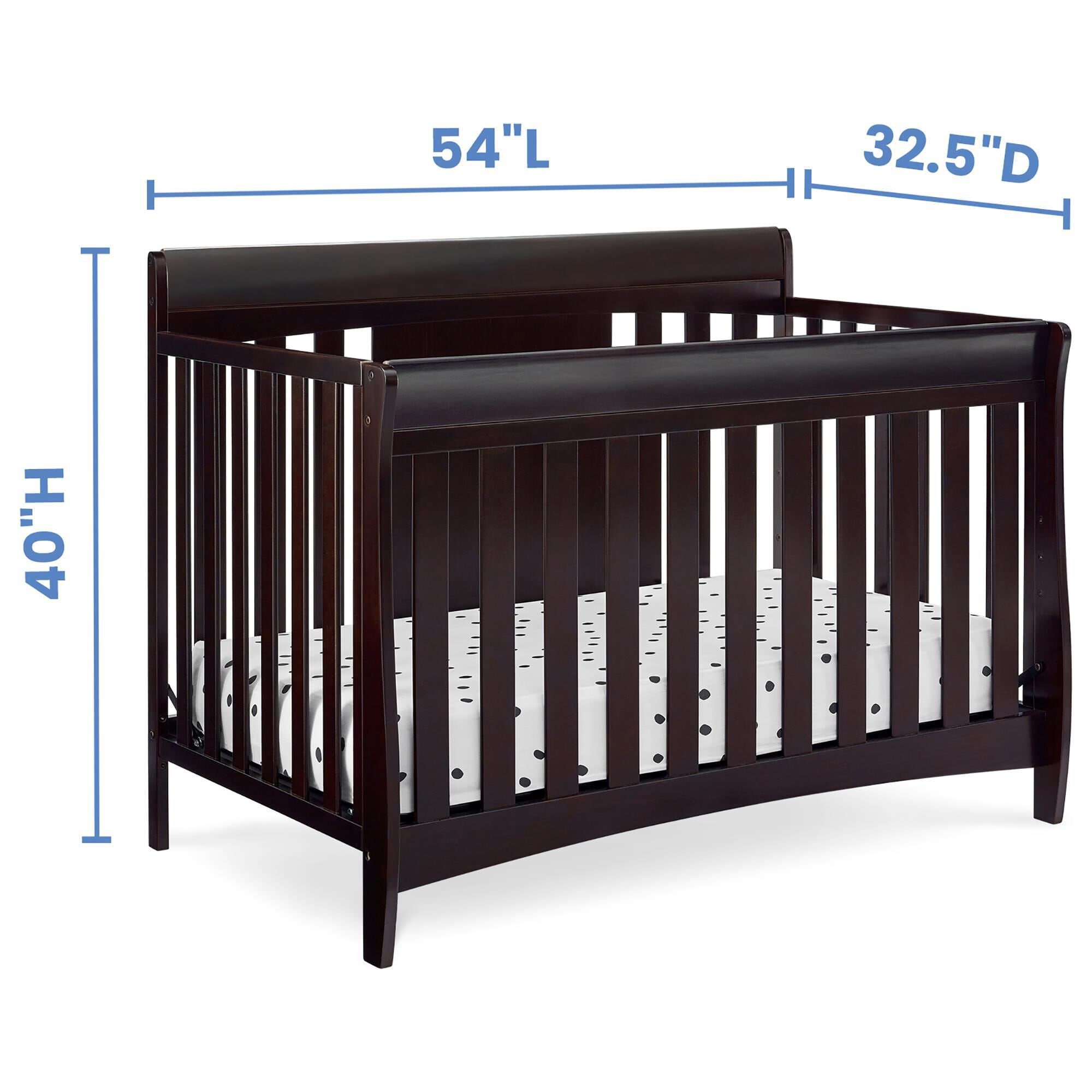 Delta top conversion crib