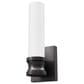 Hunter Lenlock 1-Light Wall Sconce with Cased White Shade in Noble Bronze, , large