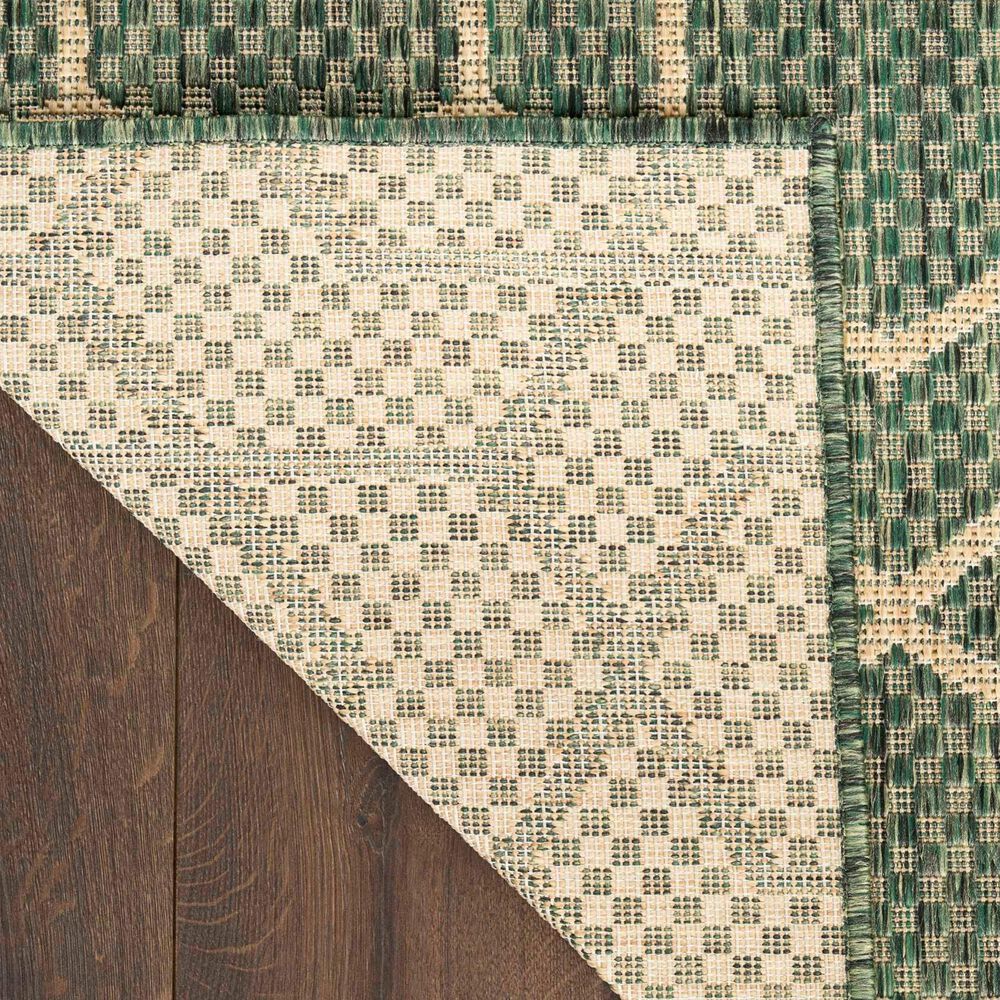 Nourison Horizon HOZ01 Green 10&#39; x 14&#39; Indoor/Outdoor Area Rug, , large