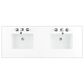 James Martin Vanities Brookfield 60" Double Bathroom Vanity in Pecan with 3 cm White Zeus Quartz Top and Rectangular Sinks, , large