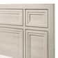 Crown Mark Lorriane King Panel Bed in Antique White, , large