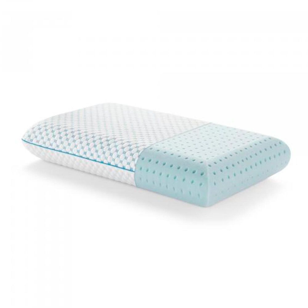 Malouf Weekender Gel Memory Foam with Reversible Cooling Cover Queen Pillow, , large