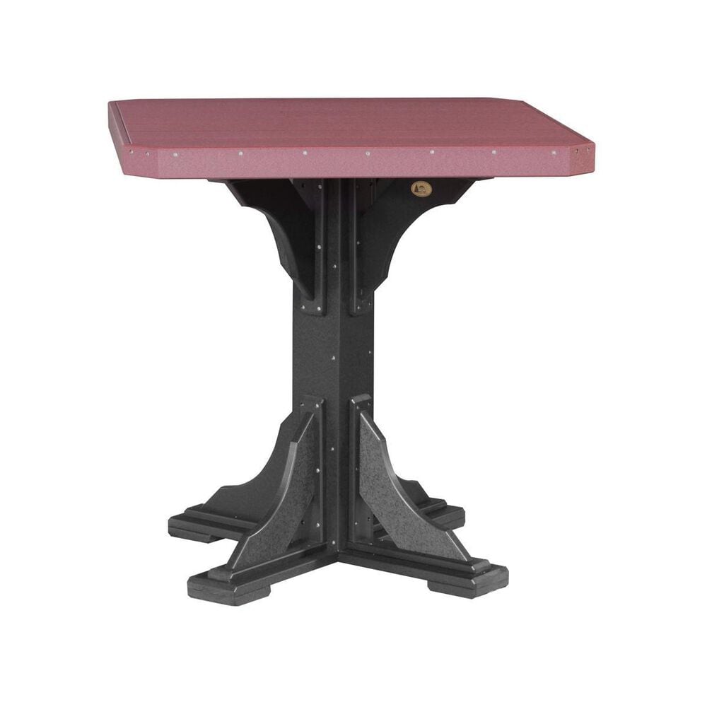Amish Orchard Poly Adirondack 5-Piece Dining Set in Cherrywood and Black, , large