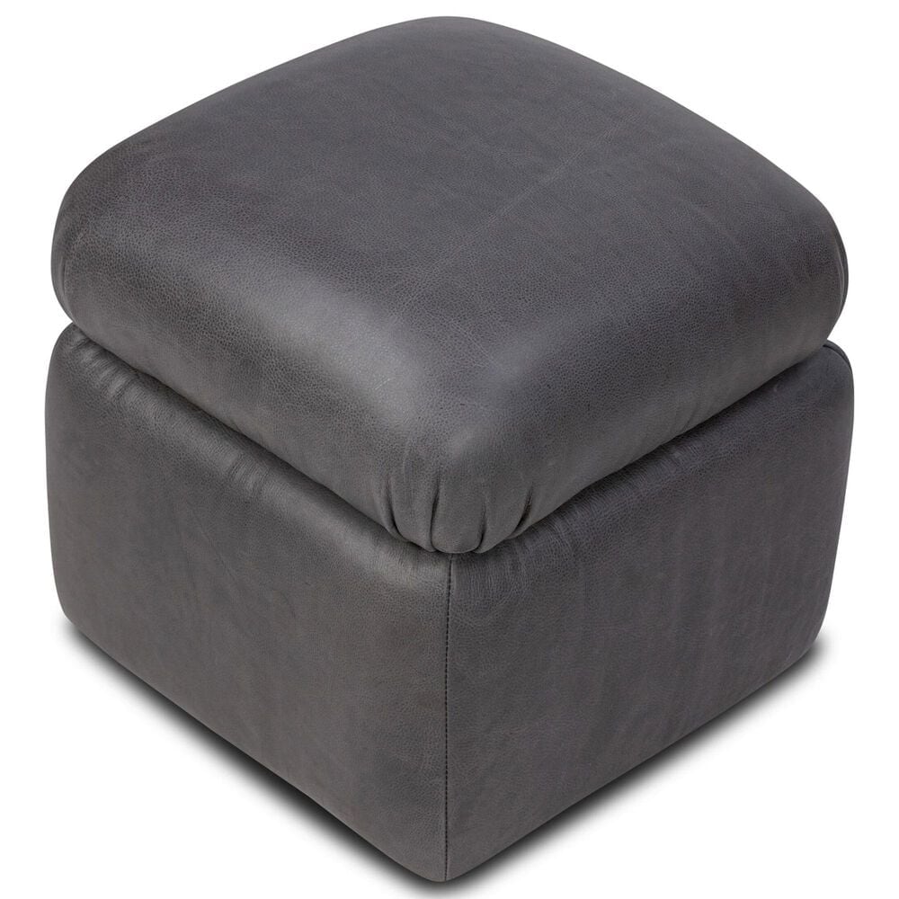 Four Hands Easton Yani Ottoman in Palermo Black, , large
