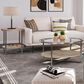 Belle Furnishings Paran Place Round Chairside Table in Natural, , large
