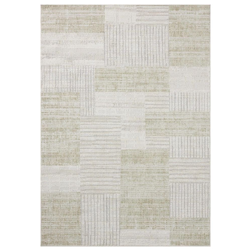 Loloi Roxie Linen and Sage 7"10" x 10" Area Rug, , large