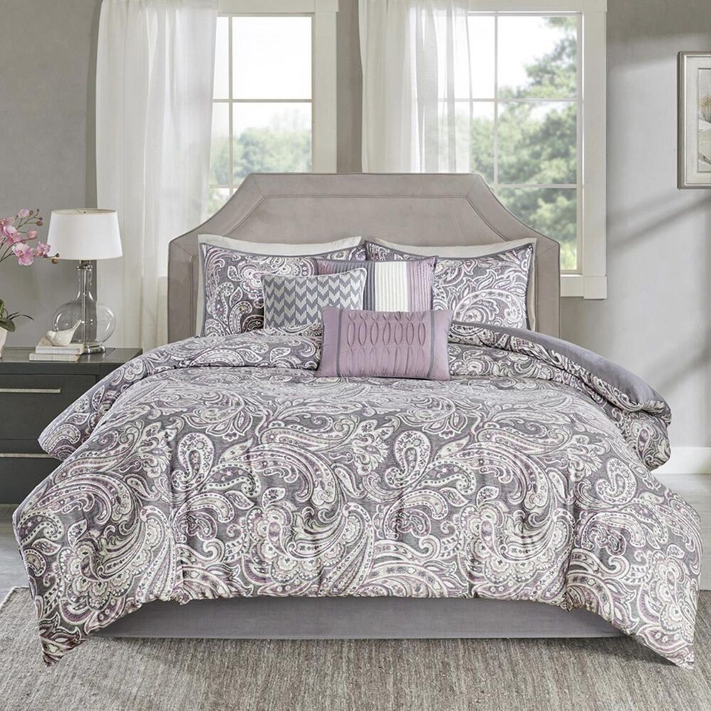 Goldstar Bedding Gabby 7-Piece King Comforter Set in Purple, , large