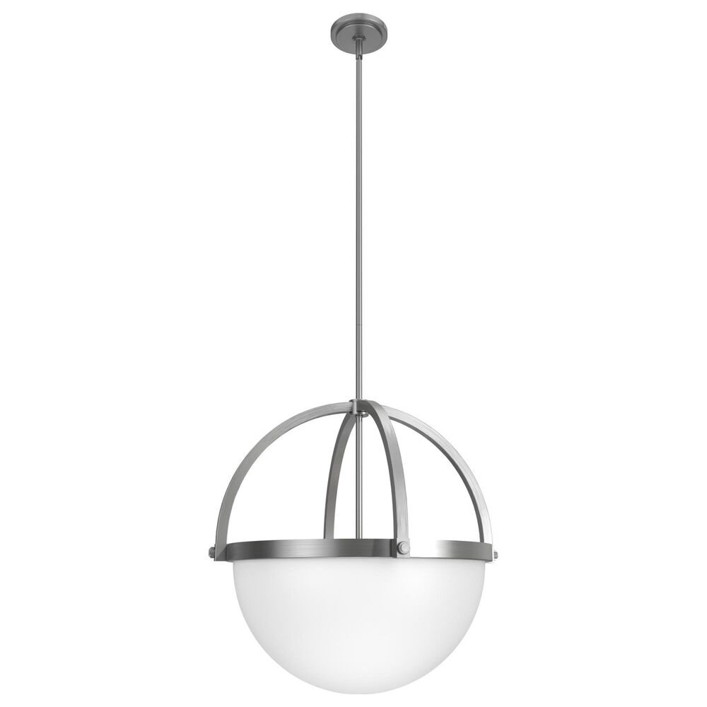 Hunter Wedgefield 4-Light Pendant in Brushed Nickel, , large