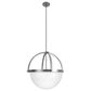 Hunter Wedgefield 4-Light Pendant in Brushed Nickel, , large