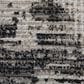 Feizy Sonora 2" x 3" Gray and Ivory Area Rug, , large