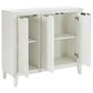 Linden Boulevard 3 Door Cabinet in White, , large