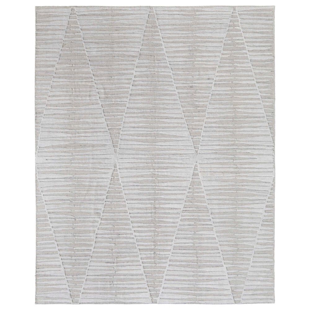 Feizy Elias 10" x 14" Ivory and Gray Area Rug, , large