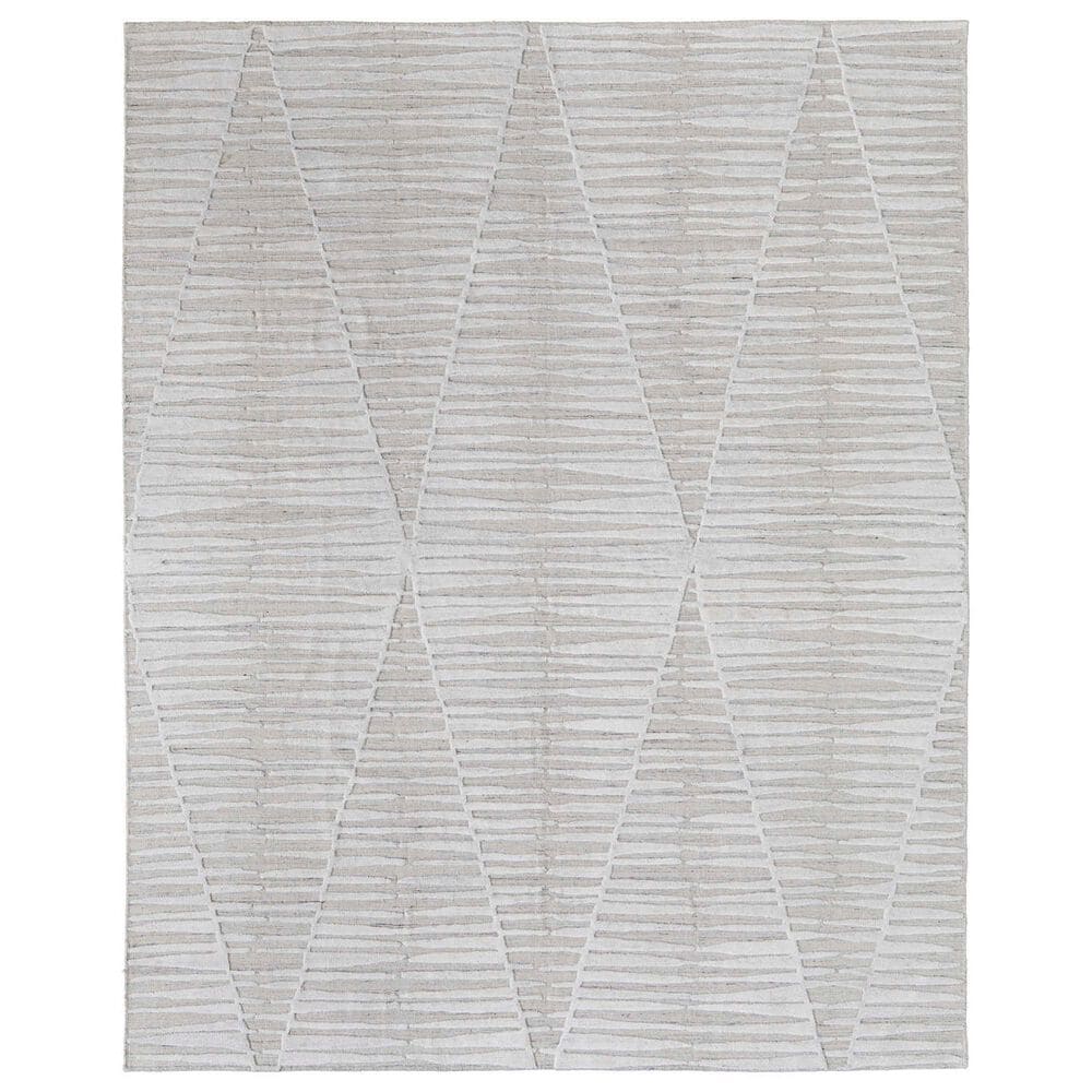 Feizy Elias 10" x 14" Ivory and Gray Area Rug, , large