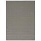 Nourison Courtyard Black and White 3" x 5" Indoor/Outdoor Area Rug, , large