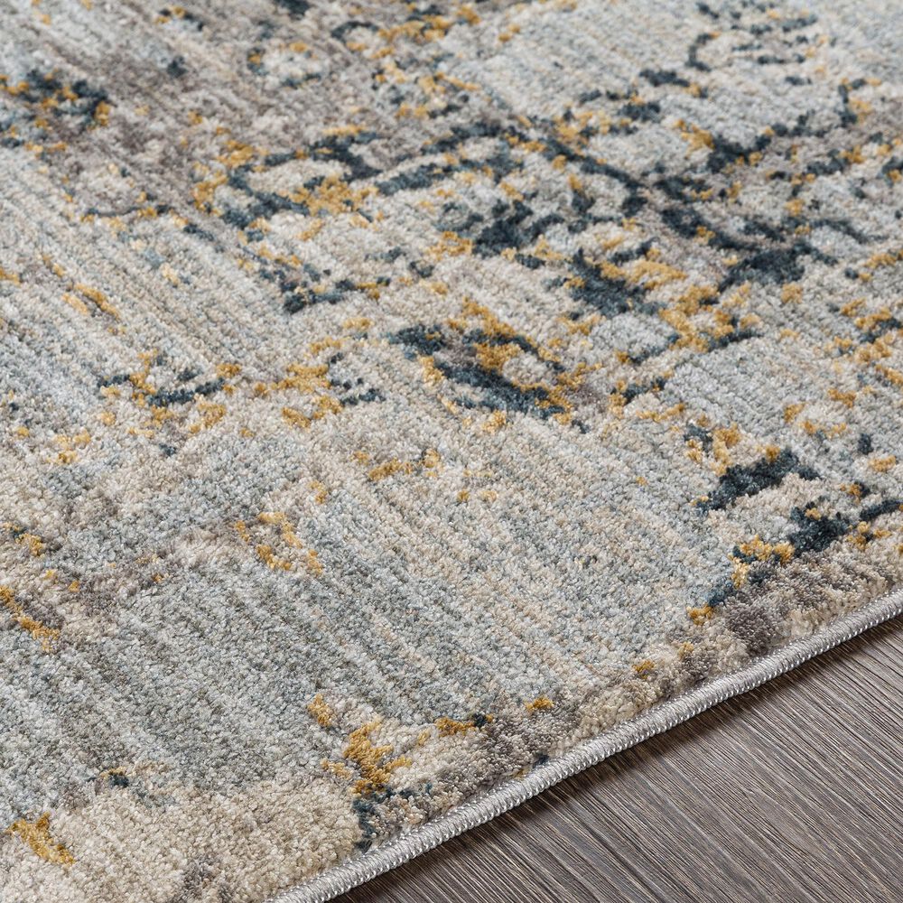 Surya Laila 10&#39; x 14&#39; Light Gray, Navy, Camel, Wheat and Charcoal Area Rug, , large
