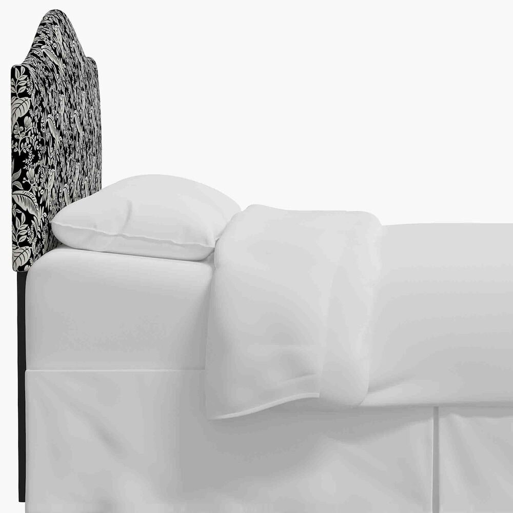 Skyline Furniture Mayfair California King Headboard in Canopy Black and Cream, , large
