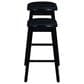 Linon Home Decor Culver Counter Stool with Black Cushion in Black (Set of 2), , large
