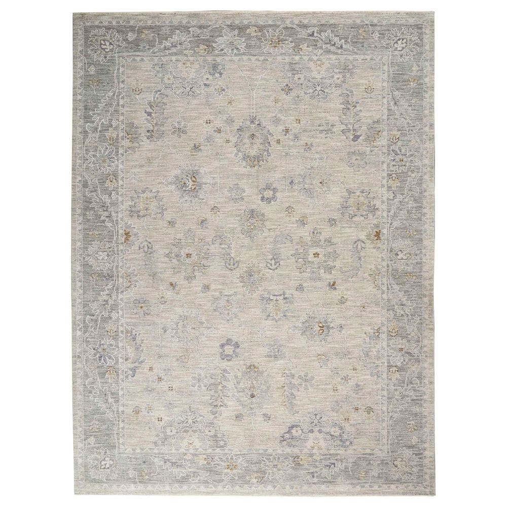 Nourison Infinite 7"10" x 10"4" Light Grey Area Rug, , large
