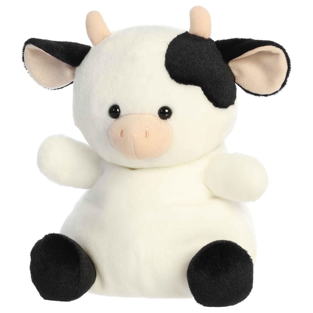Aurora 13&quot; Sweetie Cow Stuffed Animal in Soft White and Bold Black, , large