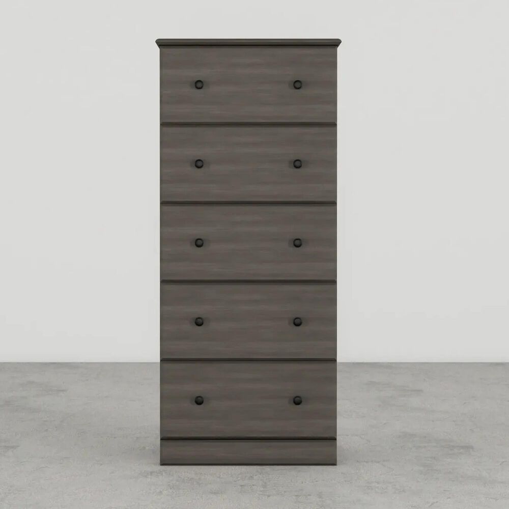 Lemoore Essential 52&quot; 5-Drawer Chest in Storm Grey, , large