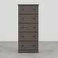 Lemoore Essential 52" 5-Drawer Chest in Storm Grey, , large